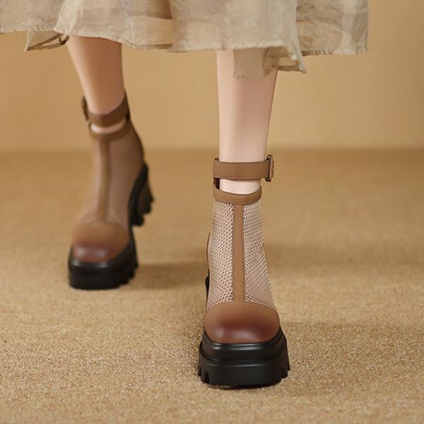 Exquisite Handcrafted Leather Women's Shoes - Luxury Elegance(Eyunshangx2717)