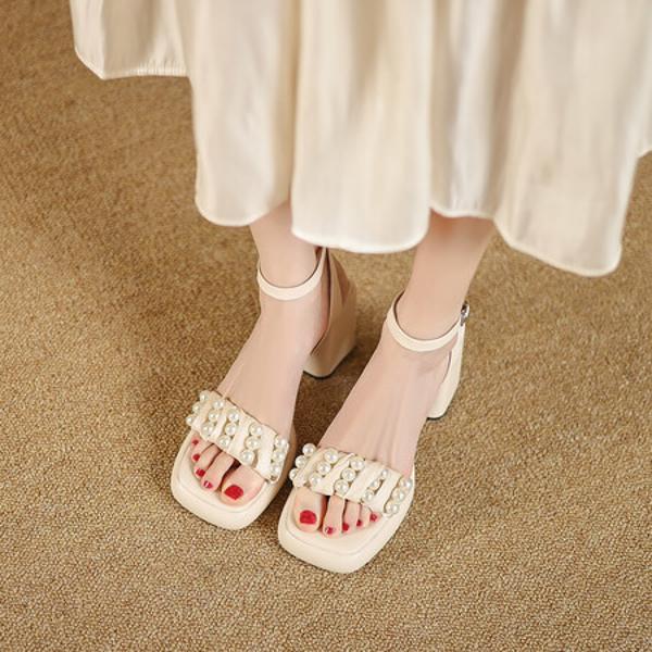 Luxury Genuine Leather Handmade Women's Shoes for Elegance(Eyunshangx2720)