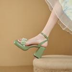 Luxury Genuine Leather Handmade Women's Shoes for Elegance(Eyunshangx2720)