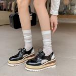 Handcrafted Luxurious Leather Women's Shoes for Elegant Styles(EyunshangxAR816-510-1)