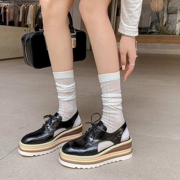 Handcrafted Luxurious Leather Women's Shoes for Elegant Styles(EyunshangxAR816-510-1)