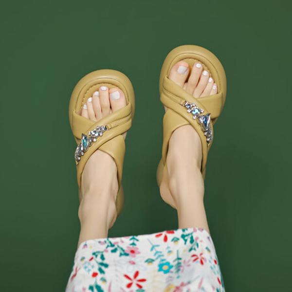 Crafted Luxury: Genuine Leather Handcrafted Women's Shoes(EyunshangxC2950-11)