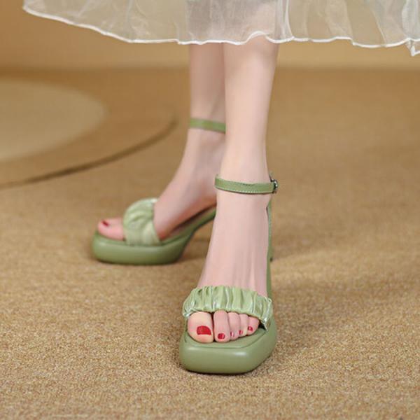 Exquisite Handmade Leather Women's Shoes: A Touch of Luxury and Elegance(EyunshangxC2920-1)