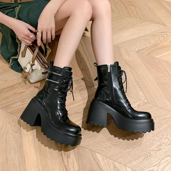 Elegant Handcrafted Genuine Leather Women's Shoes(EyunshangxZM2413)