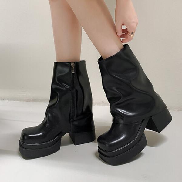 Handcrafted Genuine Leather Women's Shoes - Luxurious Quality & Elegance(EyunshangxZM5109-1)