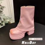 Handcrafted Genuine Leather Women's Shoes - Luxurious Quality & Elegance(EyunshangxZM5109-1)