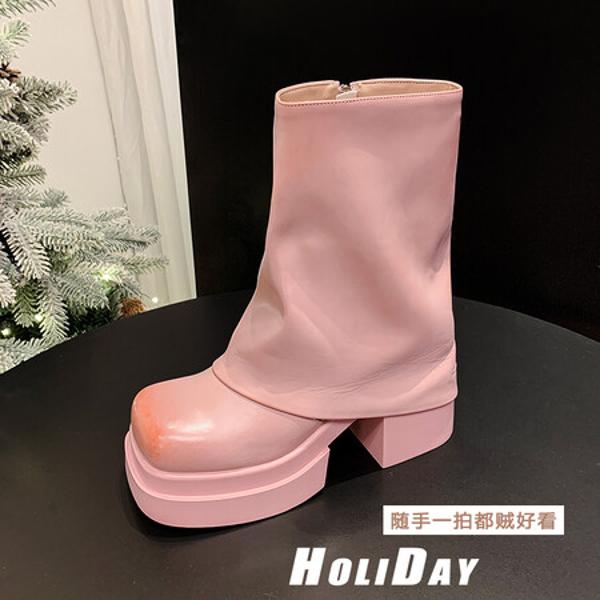 Handcrafted Genuine Leather Women's Shoes - Luxurious Quality & Elegance(EyunshangxZM5109-1)