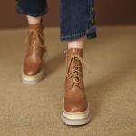 Elegant Handmade Genuine Leather Women's Shoes(EyunshangxZM2438)