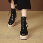 Elegant Handmade Genuine Leather Women's Shoes(EyunshangxZM2438)