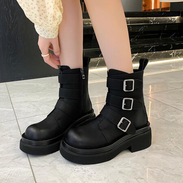 Handcrafted Genuine Leather Women's Shoes - Elegant Luxury(EyunshangxZM5112-2)