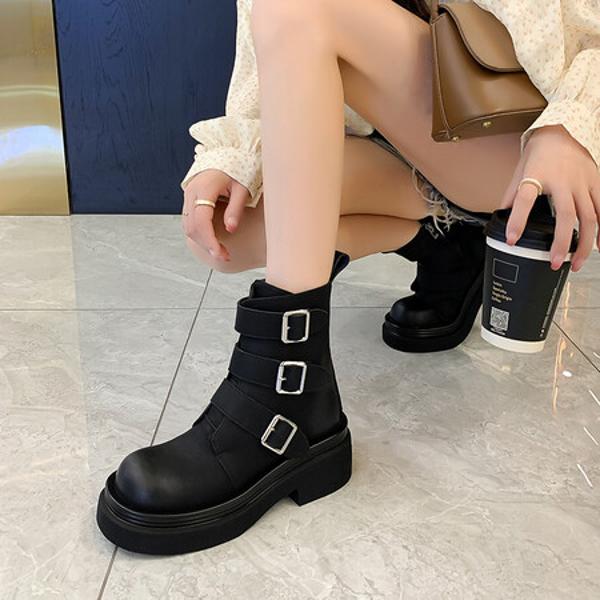 Handcrafted Genuine Leather Women's Shoes - Elegant Luxury(EyunshangxZM5112-2)