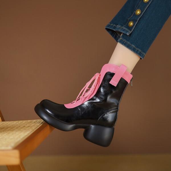 Luxury Handcrafted Leather Women's Shoes: Exquisite Craftsmanship & Elegance(EyunshangxYSC2972-1)