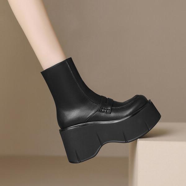 Handcrafted Luxury Leather Women’s Shoes – Elegance Redefined(EyunshangxM3118-1)