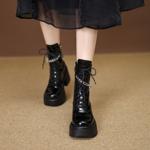 Handcrafted Leather Women's Shoes: Elegant Luxury Crafted with Precision(EyunshangxC2990-1)