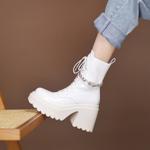 Handcrafted Leather Women's Shoes: Elegant Luxury Crafted with Precision(EyunshangxC2990-1)