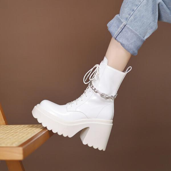 Handcrafted Leather Women's Shoes: Elegant Luxury Crafted with Precision(EyunshangxC2990-1)