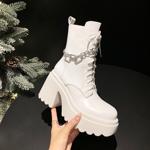 Handcrafted Leather Women's Shoes: Elegant Luxury Crafted with Precision(EyunshangxC2990-1)