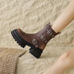 Handcrafted Leather Women's Shoes: Elegant Luxury & Artisan Quality(EyunshangxC2319)