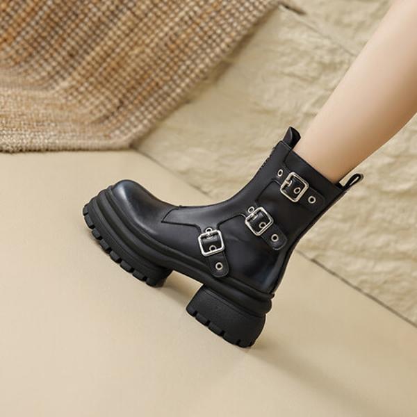 Handcrafted Leather Women's Shoes: Elegant Luxury & Artisan Quality(EyunshangxC2319)