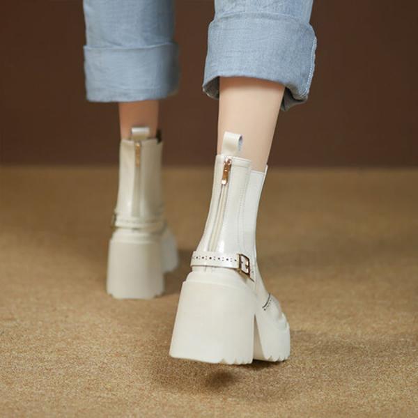 Exquisite Handcrafted Leather Women's Shoes: Luxurious Elegance in Every Stitch(EyunshangxC2965-2)