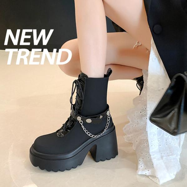 Luxury Handmade Leather Women's Shoes for Elegant Style(EyunshangxC2988-1)