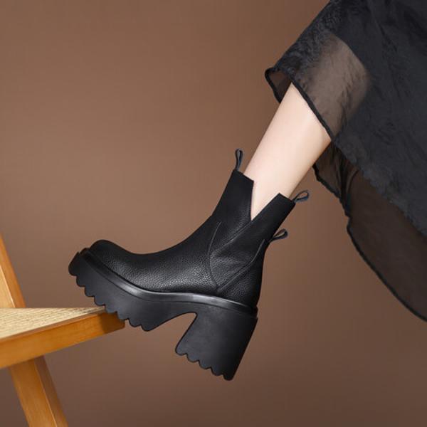 Handcrafted Luxury Leather Women’s Shoes - Elegant Quality(EyunshangxYSC2996)