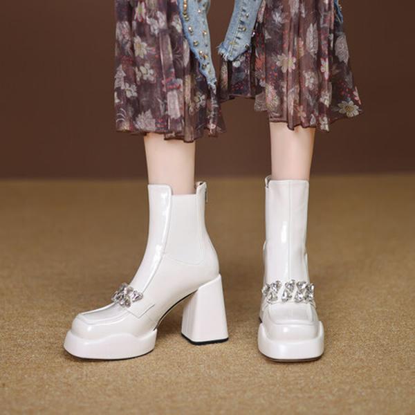 Exquisite Handmade Leather Women's Shoes: Luxury Craftsmanship & Elegance(EyunshangxC2986-2)