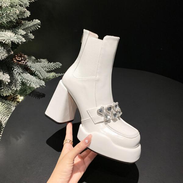 Exquisite Handmade Leather Women's Shoes: Luxury Craftsmanship & Elegance(EyunshangxC2986-2)