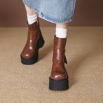 Exquisite Handcrafted Leather Women’s Shoes for Timeless Elegance(EyunshangxZM2449)