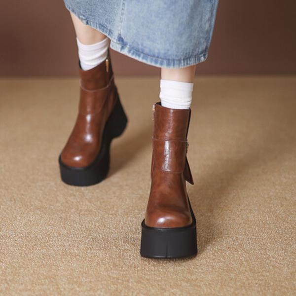 Exquisite Handcrafted Leather Women’s Shoes for Timeless Elegance(EyunshangxZM2449)