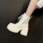 Handcrafted Leather Women's Shoes: Luxurious Elegance & Quality(EyunshangxZM2444-1)