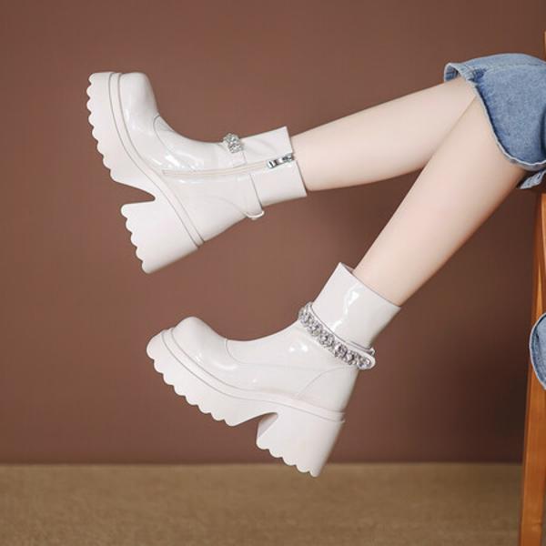 Exquisite Handmade Leather Women's Shoes: Luxurious Elegance(EyunshangxZM2448)