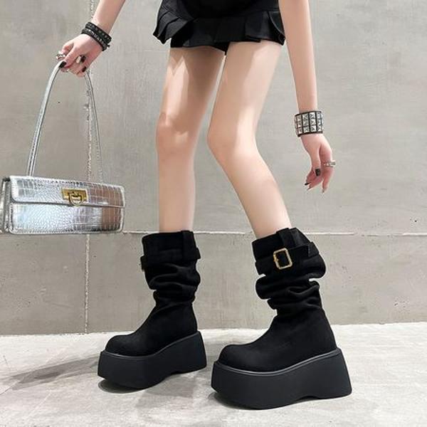 Elegant Handcrafted Leather Women's Shoes of Luxurious Quality(Eyunshangx7257)