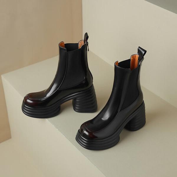 Elegant Handmade Leather Women's Shoes: Exquisite Craftsmanship & Luxury Quality(EyunshangxXHL8784)