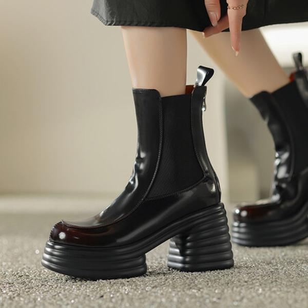 Elegant Handmade Leather Women's Shoes: Exquisite Craftsmanship & Luxury Quality(EyunshangxXHL8784)