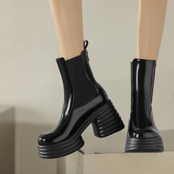 Elegant Handmade Leather Women's Shoes: Exquisite Craftsmanship & Luxury Quality(EyunshangxXHL8784)