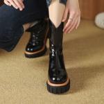 Crafted Elegance: Handcrafted Genuine Leather Women’s Luxury Shoes(EyunshangxY6118-1)