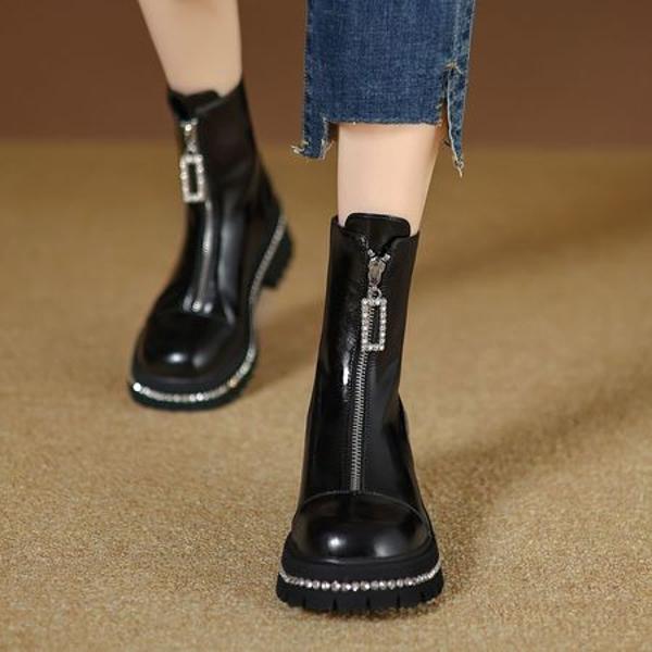 Luxury Handcrafted Leather Women’s Shoes: Exquisite Quality & Elegance(EyunshangxC2975-A)