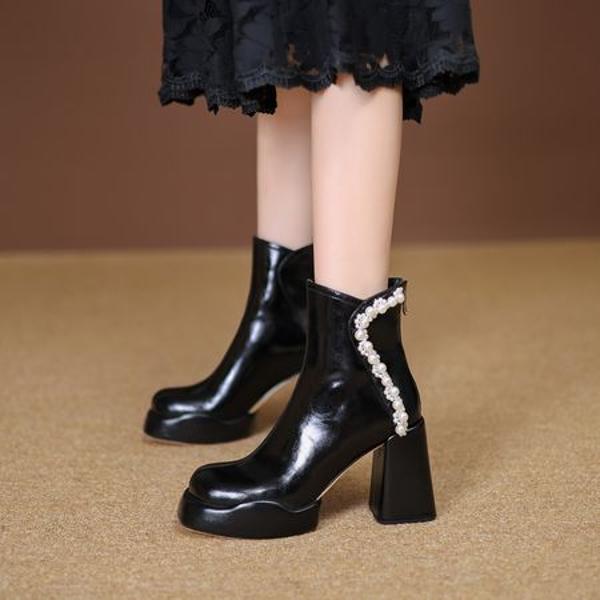 Elegant Handcrafted Premium Leather Women's Shoes(Eyunshangx1月-92)