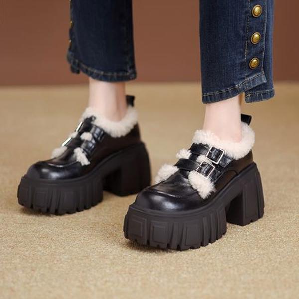 Exquisite Handcrafted Leather Women's Shoes: A Touch of Luxury(Eyunshangx5122)