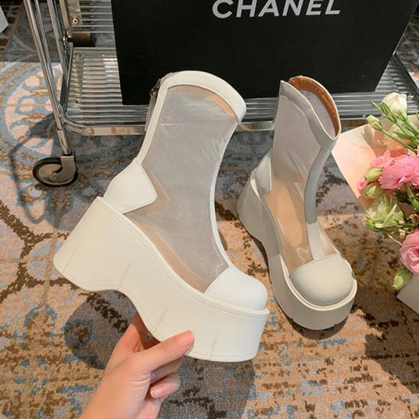 Elegant Handmade Genuine Leather Women's Shoes - Luxurious Craftsmanship(Eyunshangx3364)