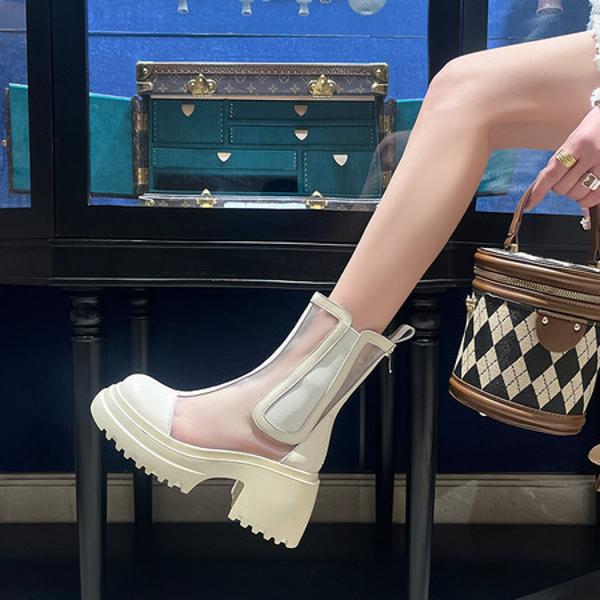 Elegant Handcrafted Genuine Leather Women's Shoes - Luxurious Quality(Eyunshangx77016)