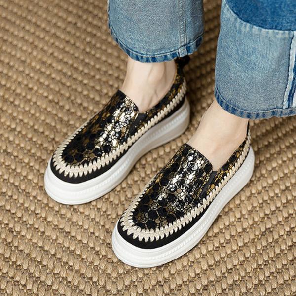 Elegant Handmade Leather Women’s Shoes: Exquisite Craftsmanship & Luxury.(Eyunshangx1022-11)