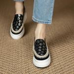 Elegant Handmade Leather Women’s Shoes: Exquisite Craftsmanship & Luxury.(Eyunshangx1022-11)