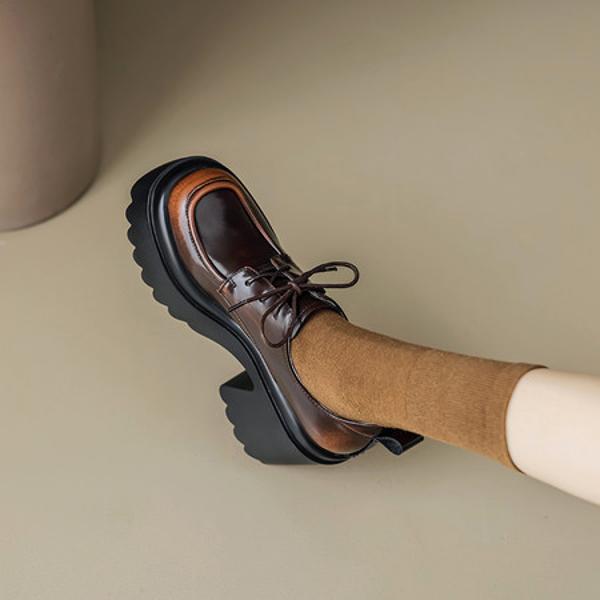 Elegant Handcrafted Leather Shoes for Women(Eyunshangx2月-60)