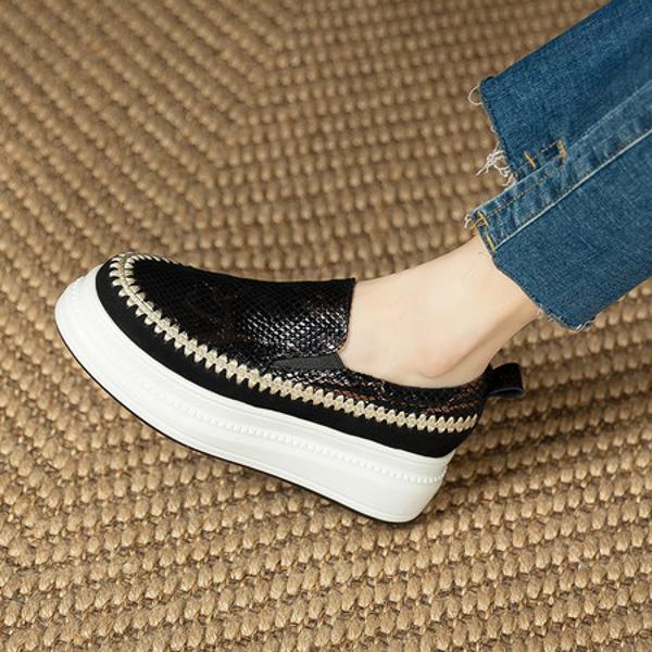 Elegant Handmade Leather Women's Shoes of Premium Quality(Eyunshangx1018-A)