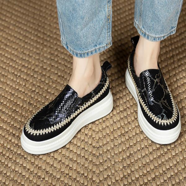 Elegant Handmade Leather Women's Shoes of Premium Quality(Eyunshangx1018-A)