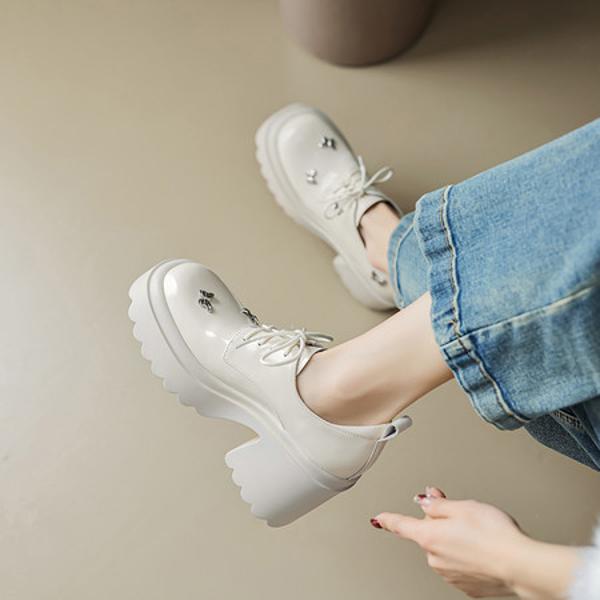 Handcrafted Genuine Leather Women's Shoes: Elegant Luxury Craftsmanship(Eyunshangx11月-49)