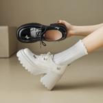 Handcrafted Genuine Leather Women's Shoes: Elegant Luxury Craftsmanship(Eyunshangx11月-49)