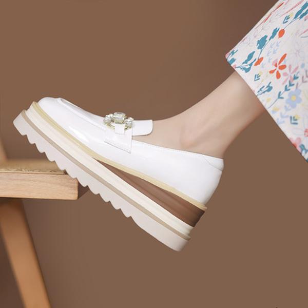 Handcrafted Luxury Leather Women's Shoes, Elegance Redefined(Eyunshangx2714)